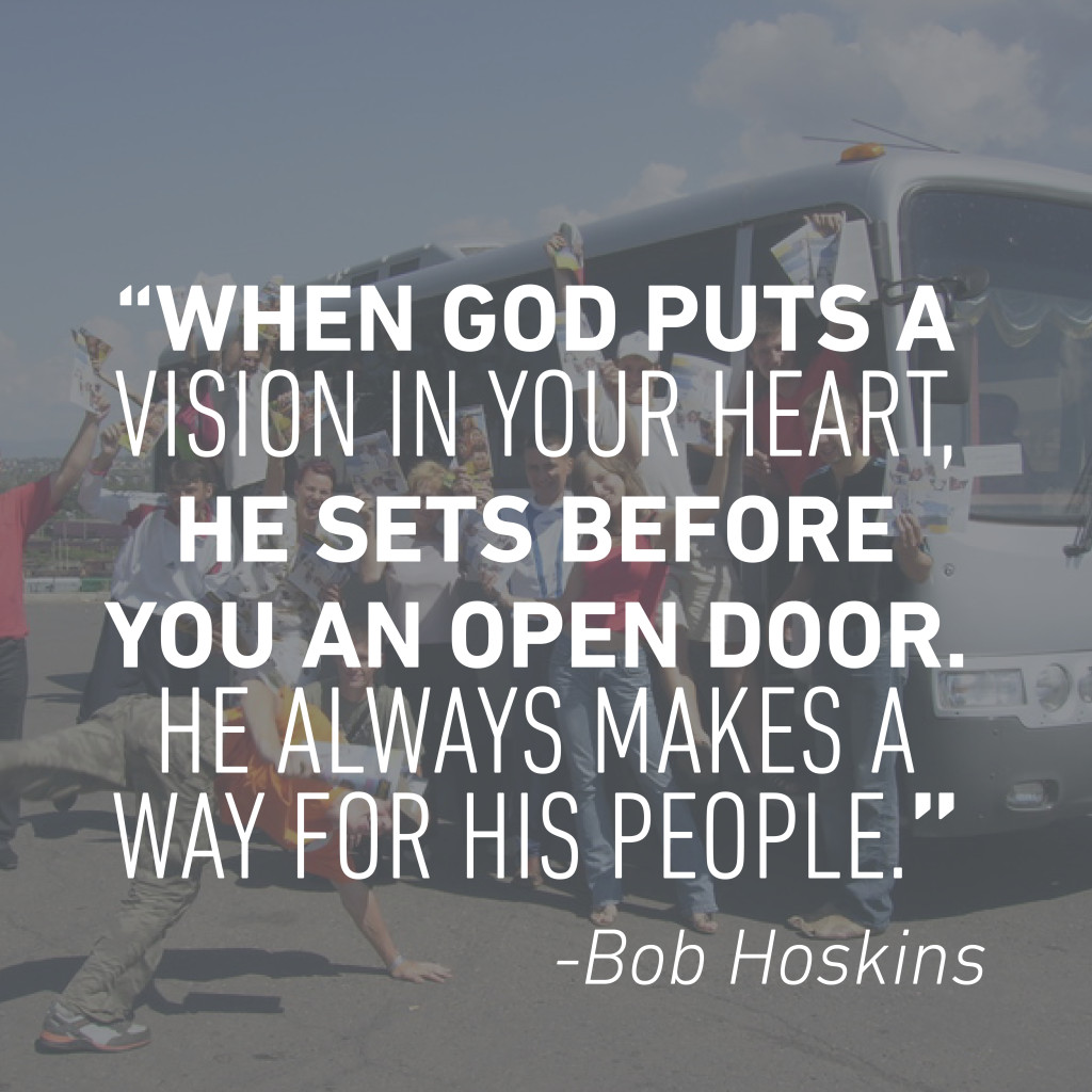 Bob Hoskins, When God Opens a Door