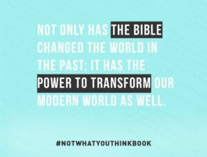 the bible has the power to transform