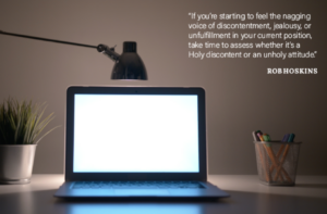laptop on desk